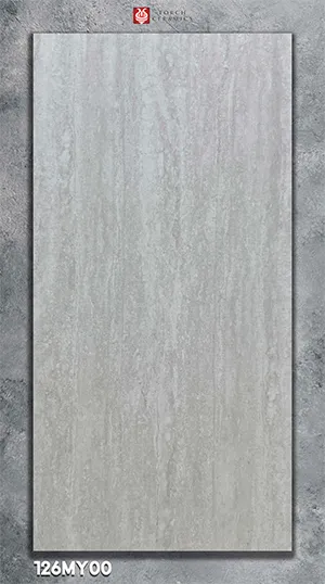 Travertine tile 126MY00 stone grey UAE