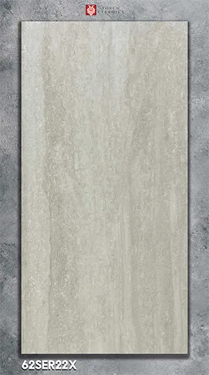 Travertine tile 62SER22X warm grey vein UAE
