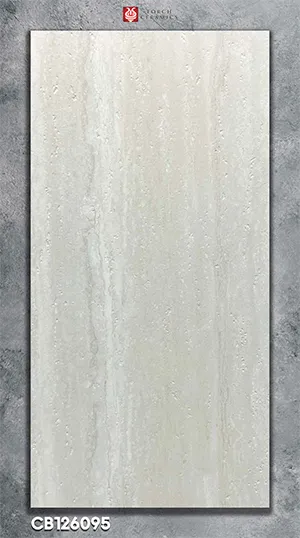 Travertine tile CB126095 textured ivory UAE
