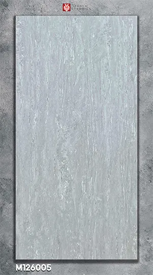 Travertine tile M126005 silver grey UAE