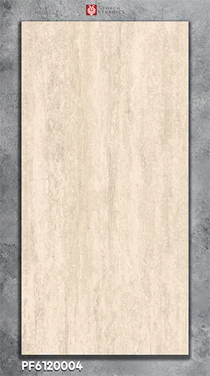 Travertine tile PF6120004 warm beige vein Saudi UAE
