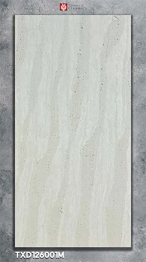 Travertine tile TXD126001M textured grey UAE