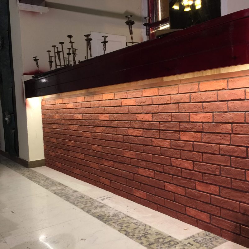 Luxury artificial stone tiles.