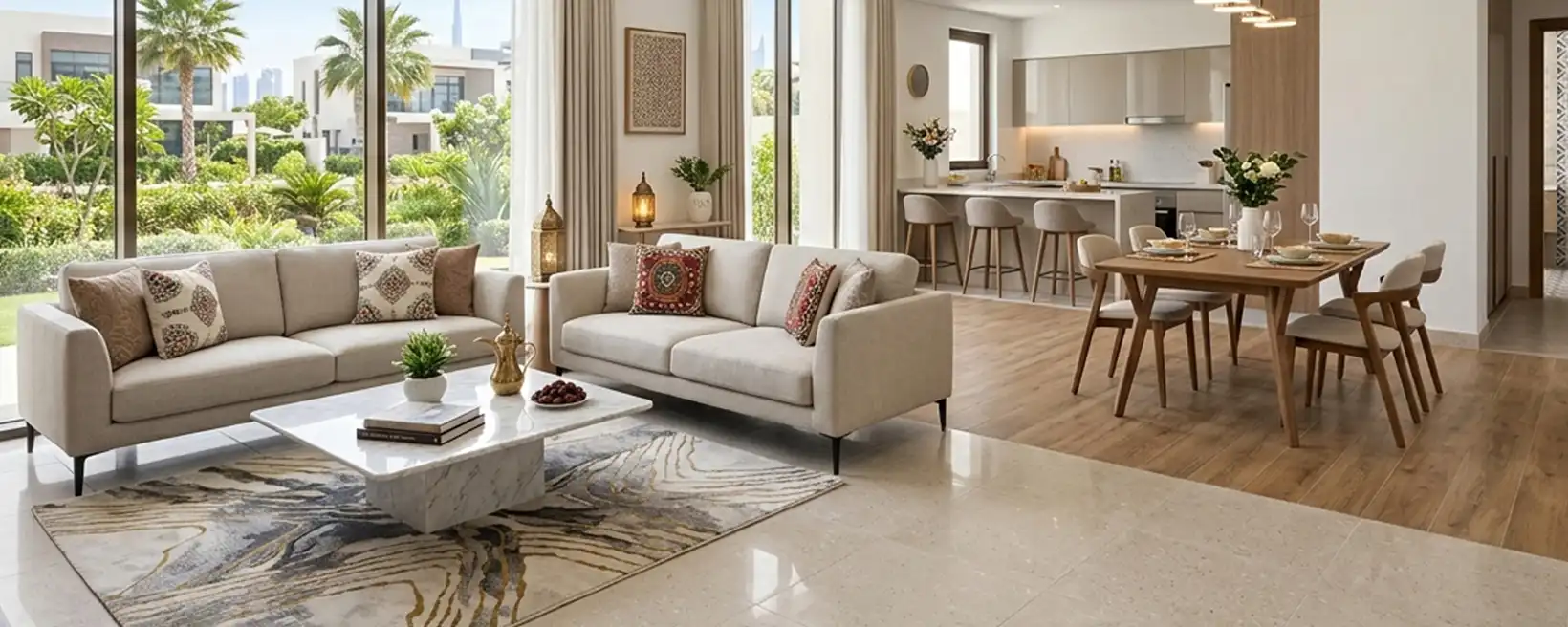 Room-by-room guide to choosing the perfect porcelain tile for UAE homes