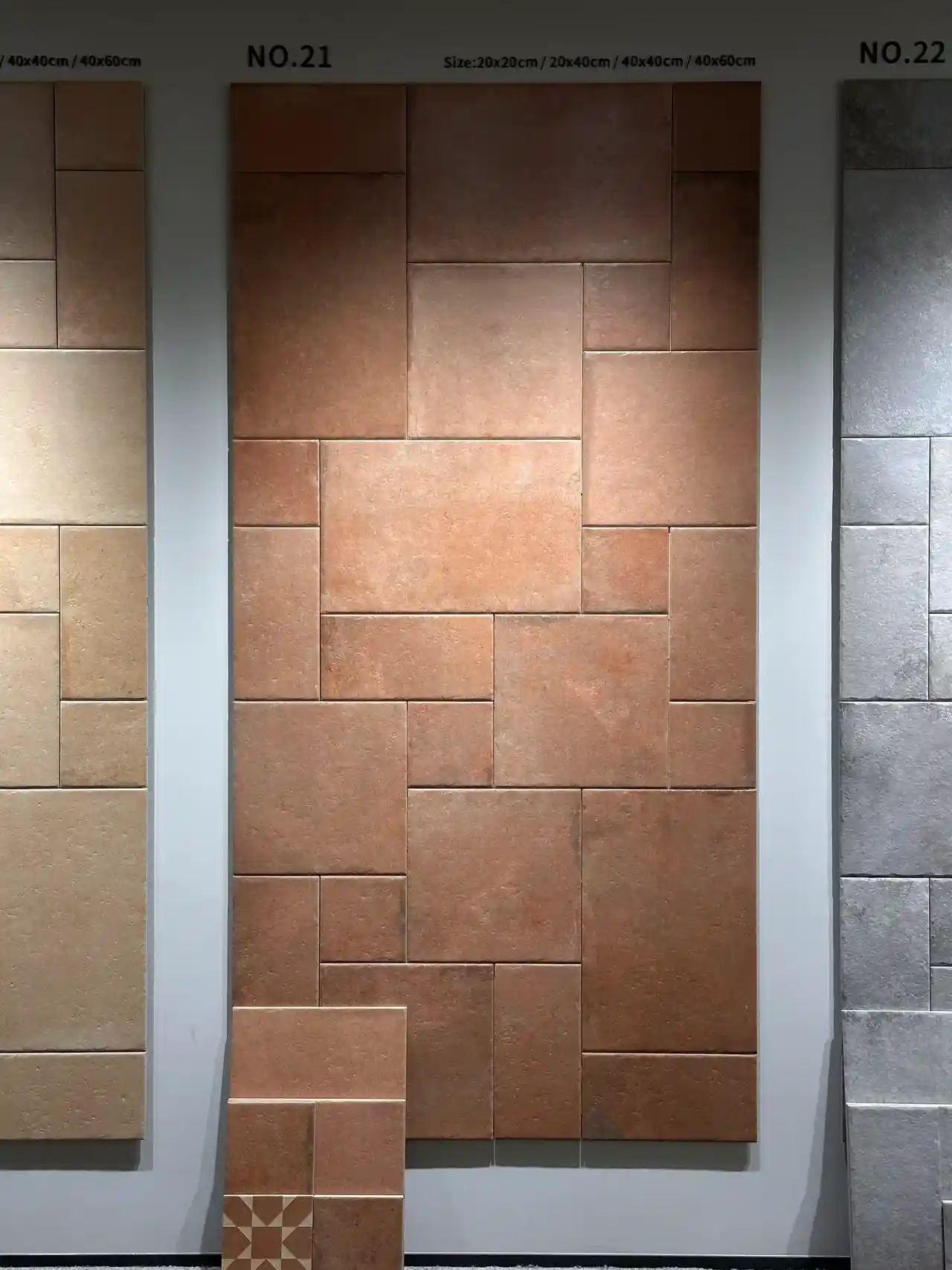Modern and classic porcelain tile combinations for UAE interiors