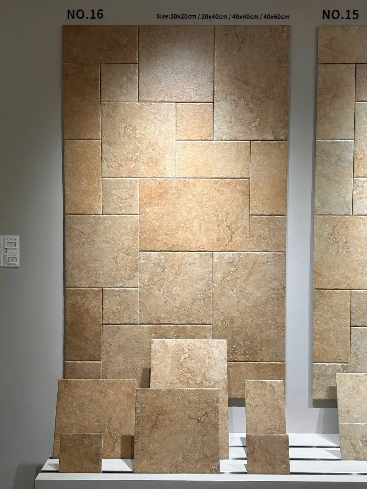 Stone-effect porcelain flooring tiles for UAE spaces