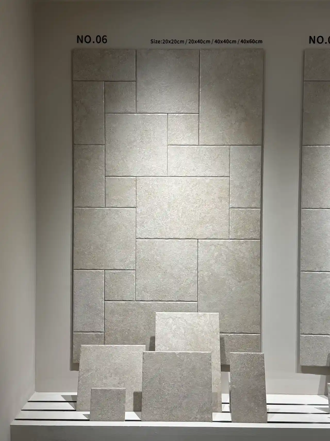 Potato tiles UAE — bone white variant for minimalist UAE residential spaces